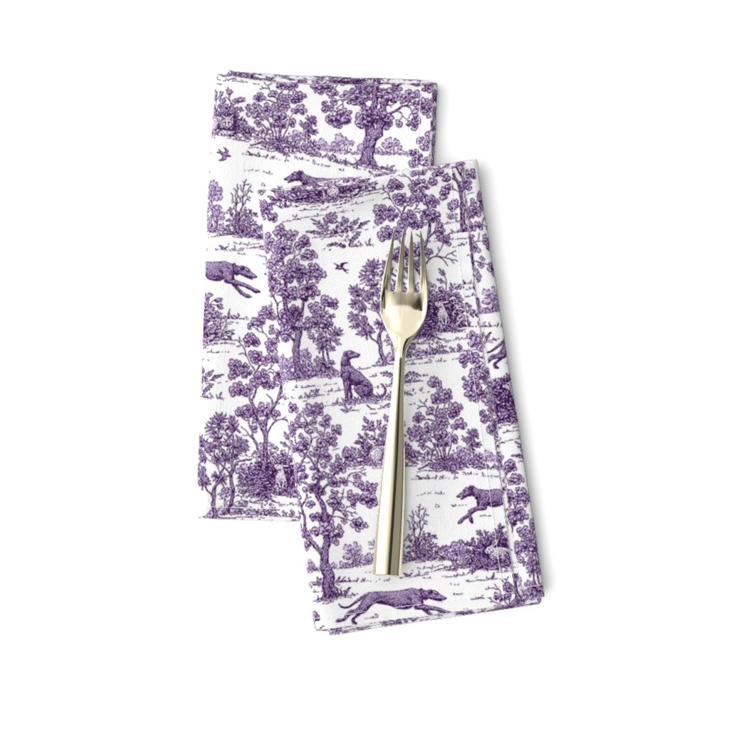 Purple Greyhound Toile 