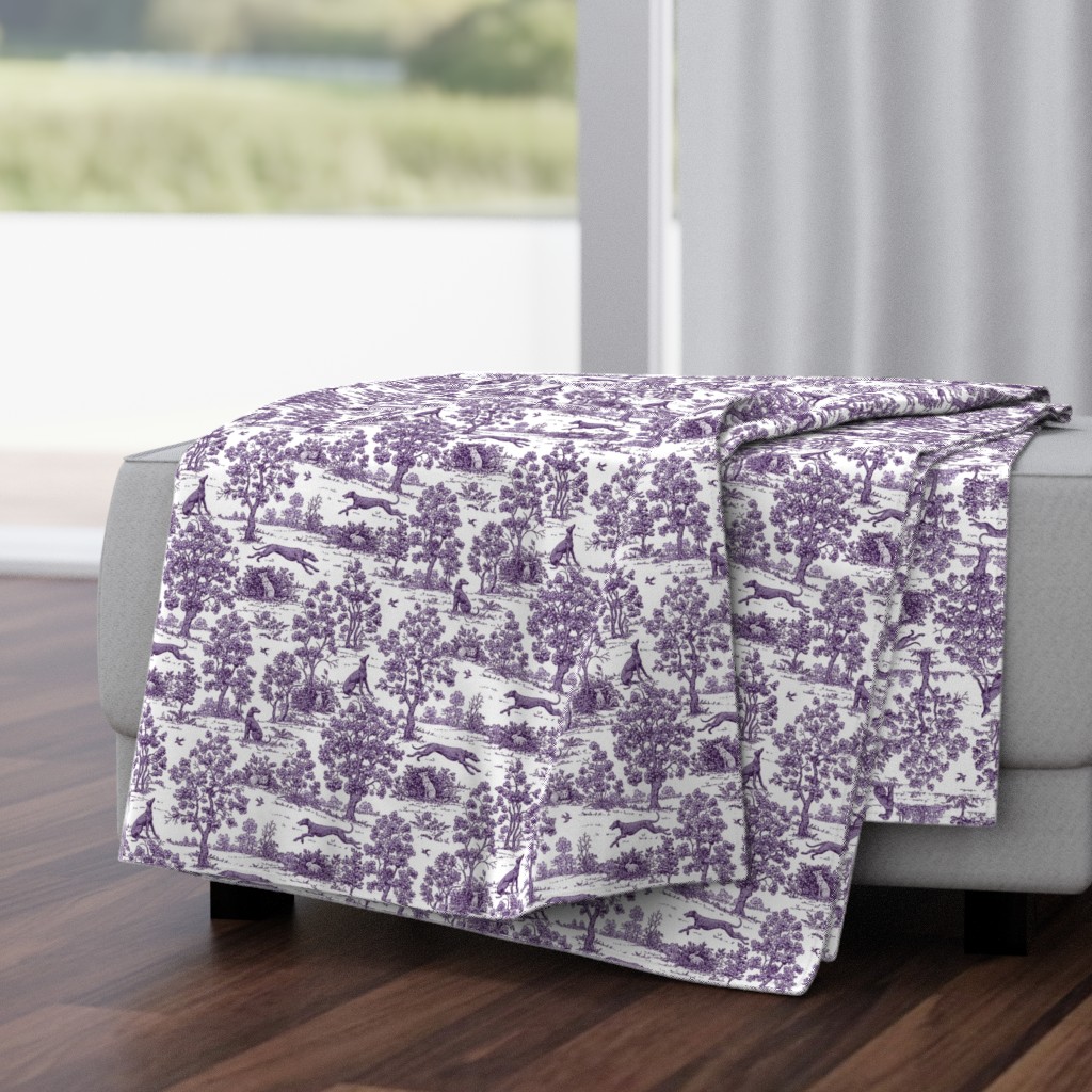 Purple Greyhound Toile 