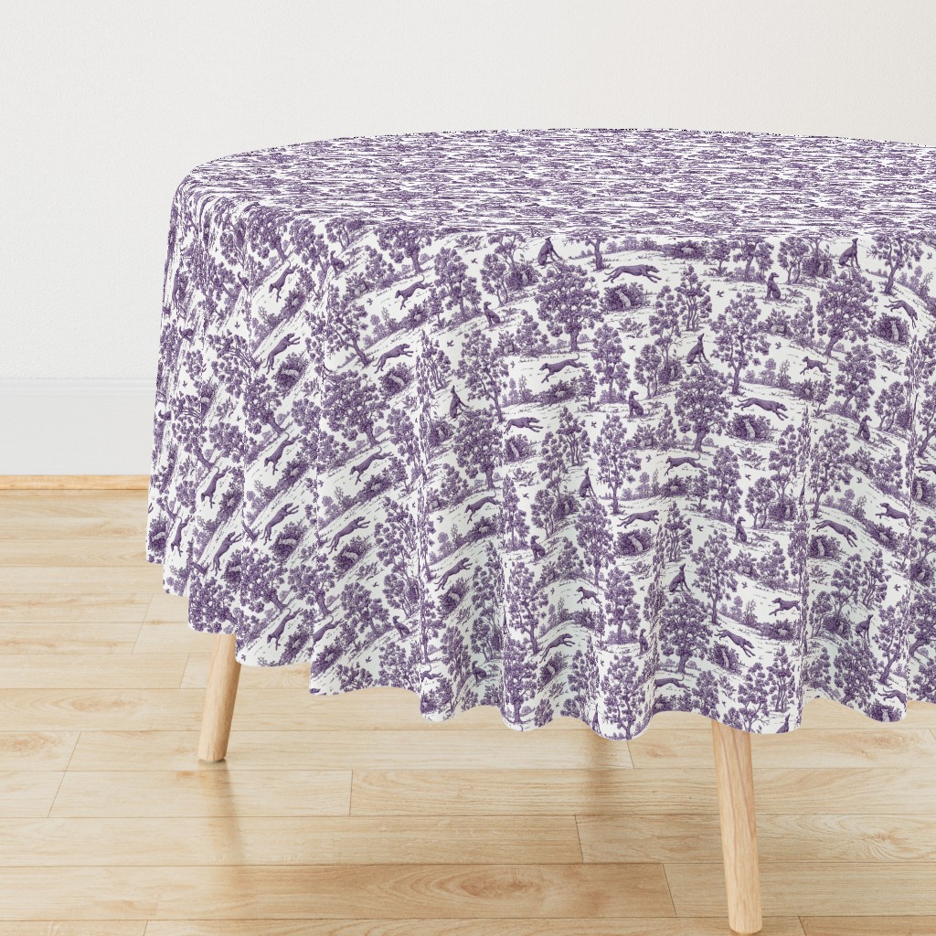 Purple Greyhound Toile 