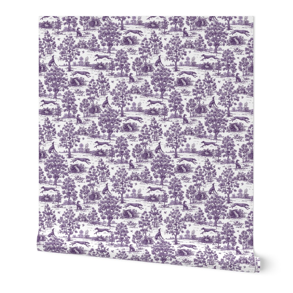 Purple Greyhound Toile 