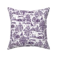 Purple Greyhound Toile 