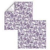 Purple Greyhound Toile 