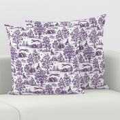 Purple Greyhound Toile 