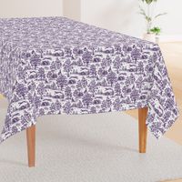 Purple Greyhound Toile 