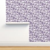 Purple Greyhound Toile 