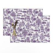 Purple Greyhound Toile 