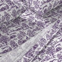 Purple Greyhound Toile 