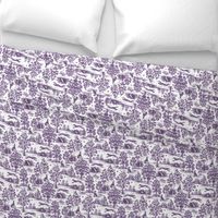 Purple Greyhound Toile 