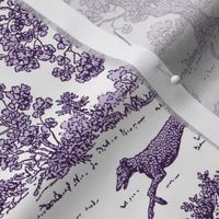 Purple Greyhound Toile 