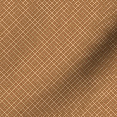 Waffled (Chocolate) || ice cream cone grid