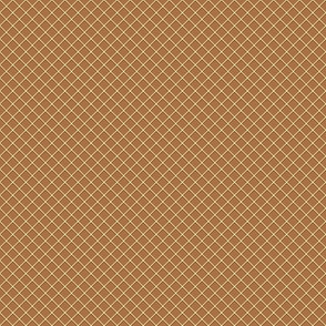 Waffled (Chocolate) || ice cream cone grid