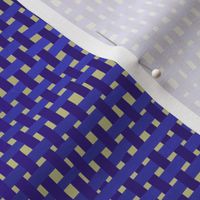 Woven purple, blue + indigo on a pale gold ground, SMALL by Su_G_©SuSchaefer