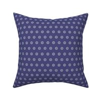 Navy Spoke-A-Dots