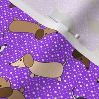 Dancing Dachshunds (Purple)