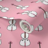 Violin, Cello and Guitar series illustration music pattern