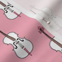 Violin, Cello and Guitar series illustration music pattern