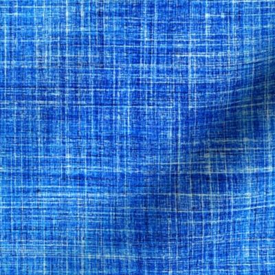 Linen in Cobalt blue