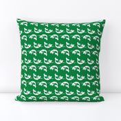 Mermaid Swimming Green