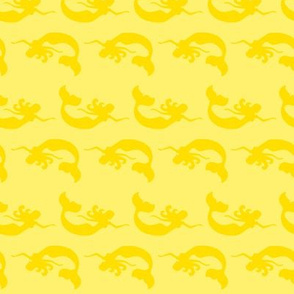 mermaid_swimming Tonal Yellow