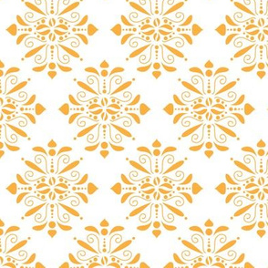 orange damask