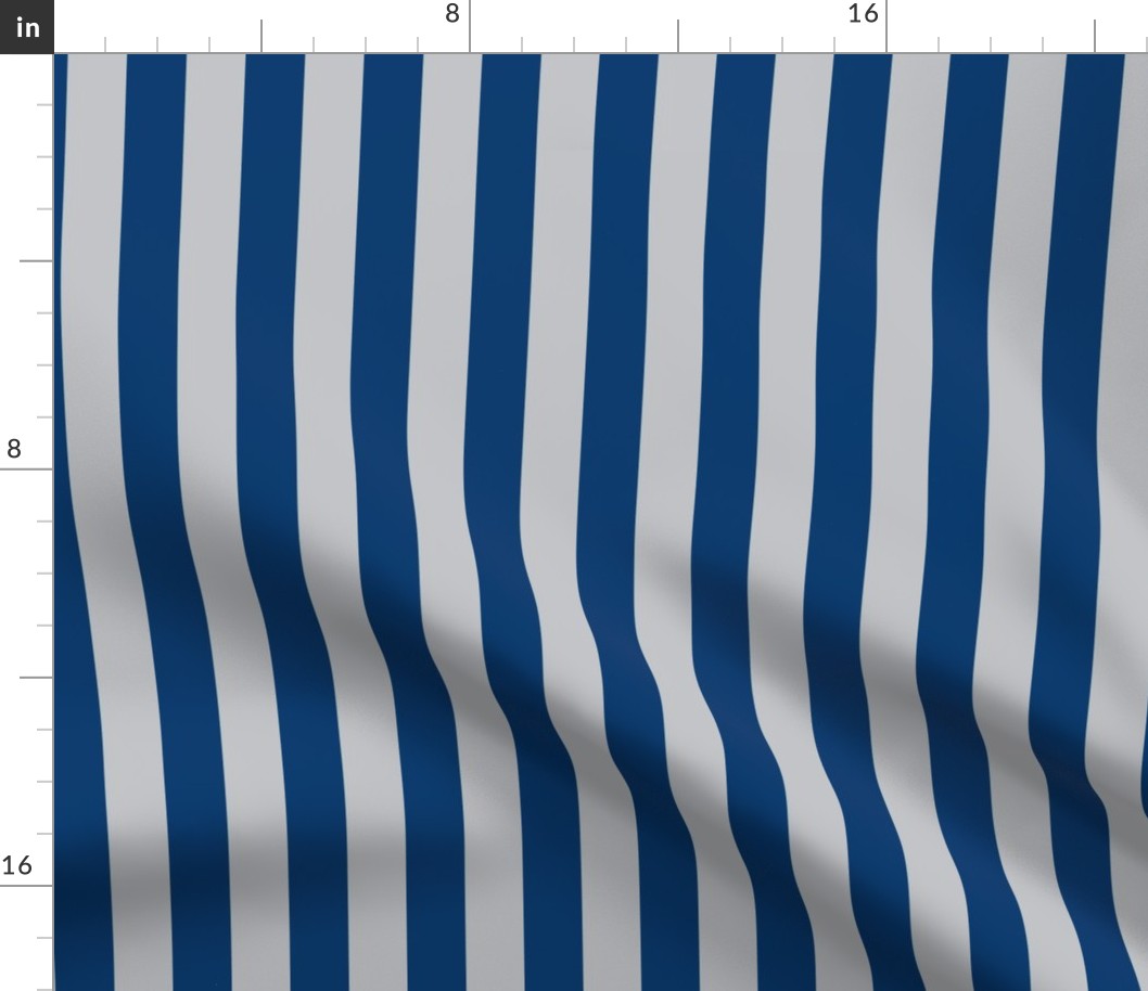 Stripes in Blue and Grey