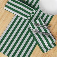 Stripes in Green and Grey