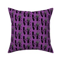 purple kettlebell