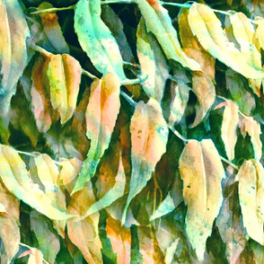 Watercolor Leaves