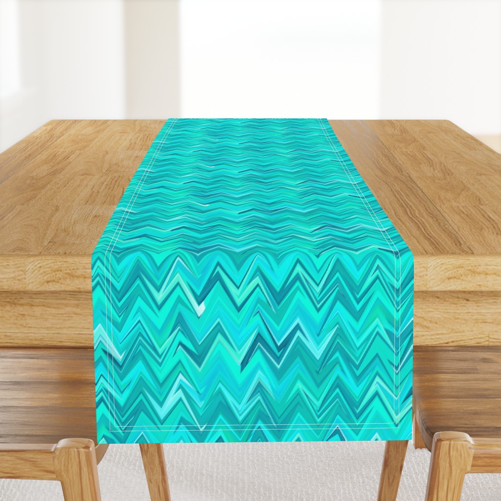 aquamarine zigzag