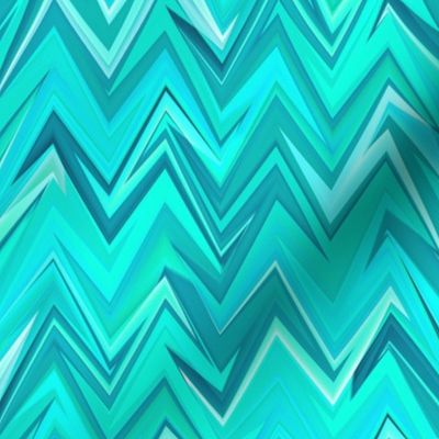 aquamarine zigzag