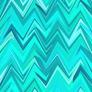 aquamarine zigzag