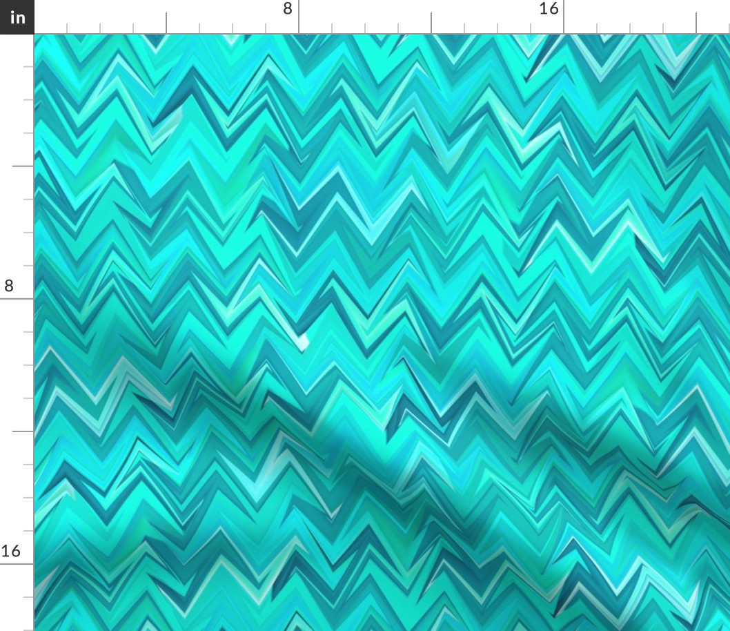 aquamarine zigzag