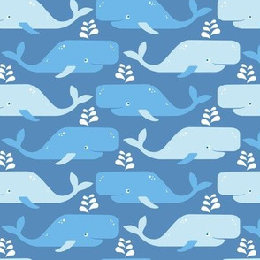 just whales blue
