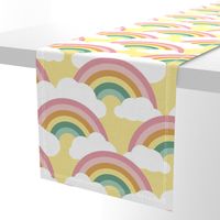 spring rainbow scallop - sunny sky