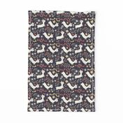 Goats Frolic (navy)