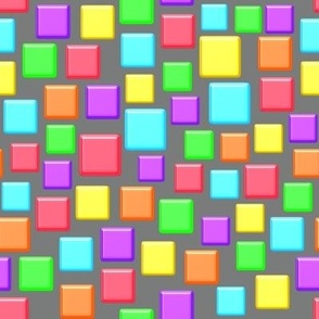 Colorful mosaic with squares