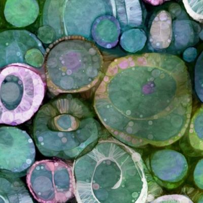 Geode Treasures - Mossy Green