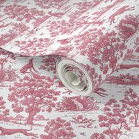 Dark Pink Greyhound Toile