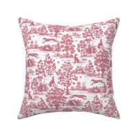 Dark Pink Greyhound Toile