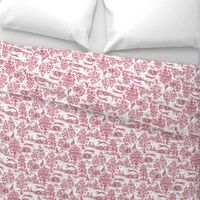 Dark Pink Greyhound Toile