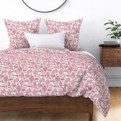 Dark Pink Greyhound Toile