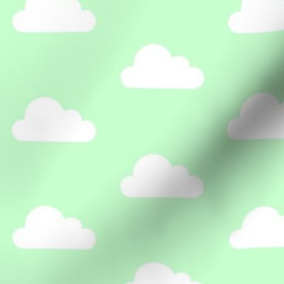 Mint Green Clouds