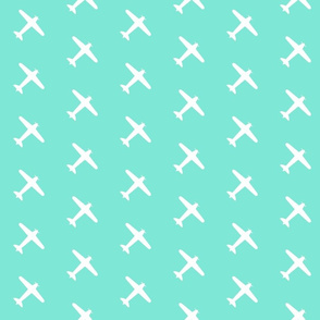 Teal Airplane