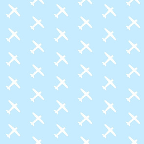 Light Blue Airplane