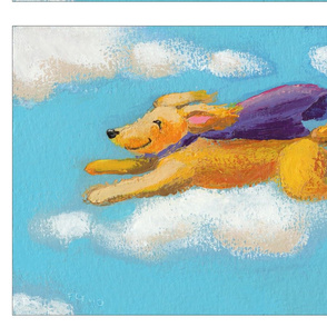 Wonder Dog - fun flying golden dog
