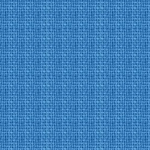 burlap in blue