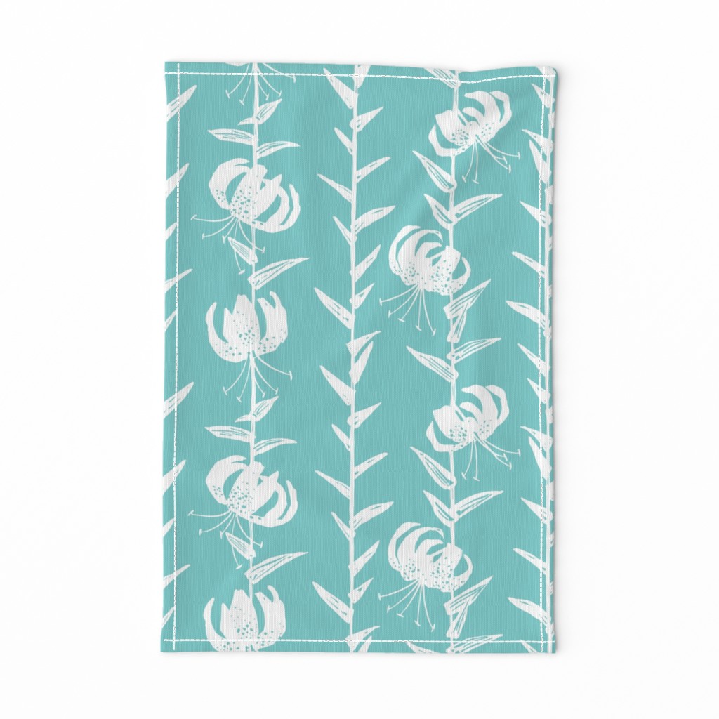 Lily Stripe Turquoise