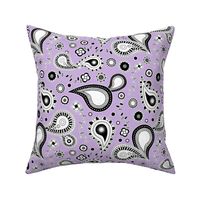 Retro Paisley Pattern Purple