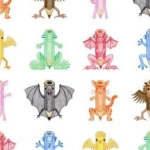 03140109 © pencil crayon critters