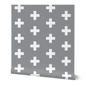 Grey Crosses - Grey Plus Signs